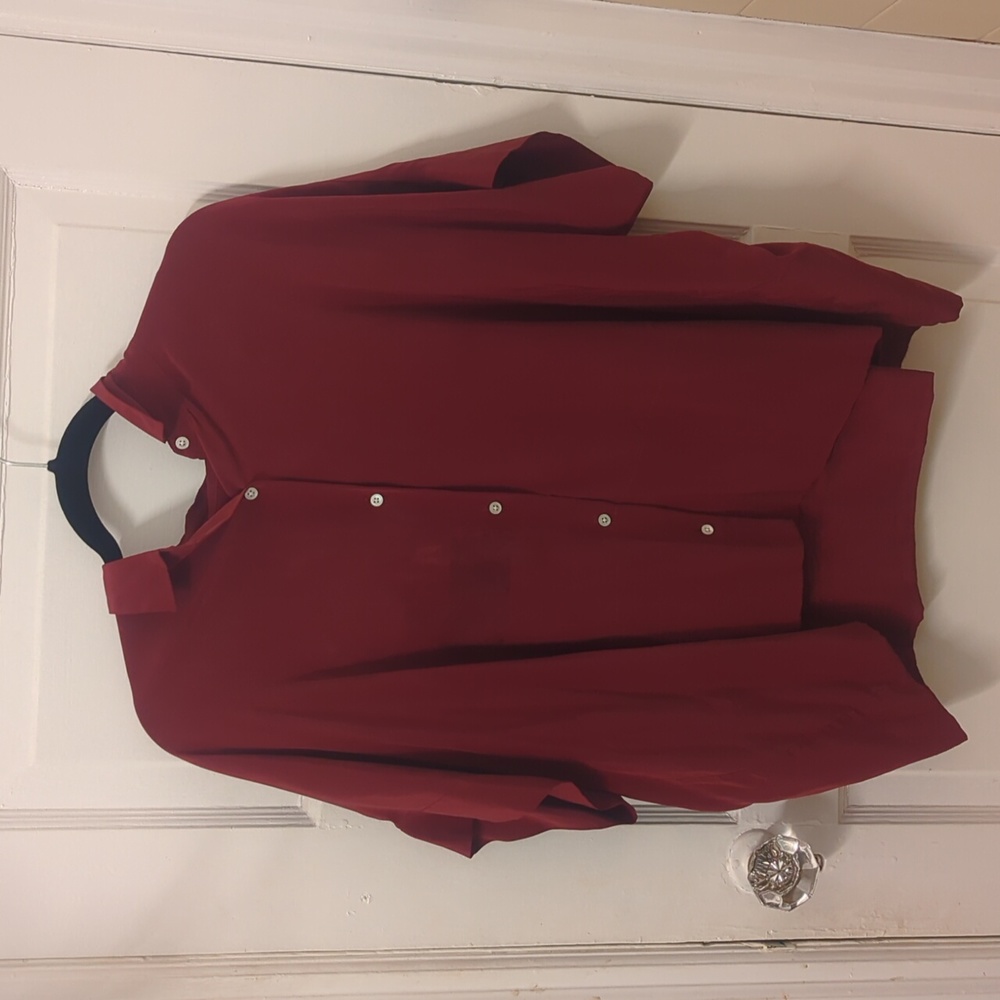 Everlane Boxy Silk Blouse